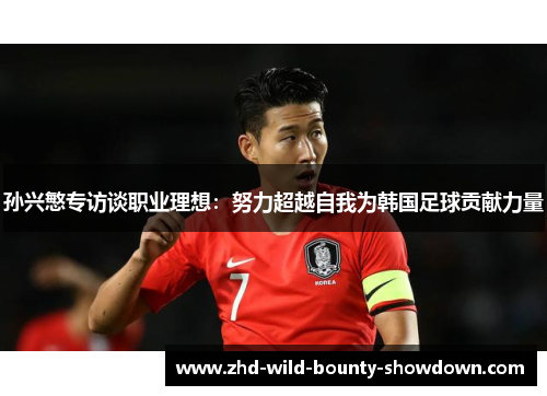孙兴慜专访谈职业理想：努力超越自我为韩国足球贡献力量